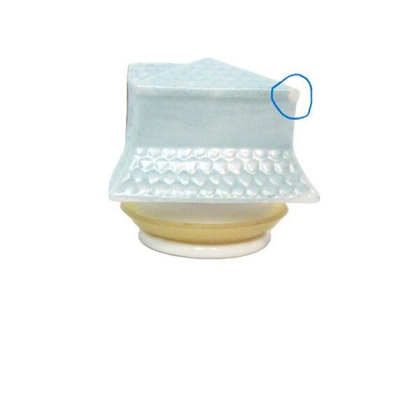 Original Lenox Spice Village Celery TOP ONLY Spice Jar Lid Cottage House Ceramic - Picture 2 of 7